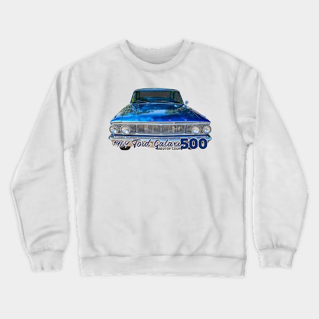 1964 Ford Galaxie 500 Club Coupe Crewneck Sweatshirt by Gestalt Imagery